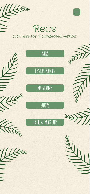 Picture of website's home screen